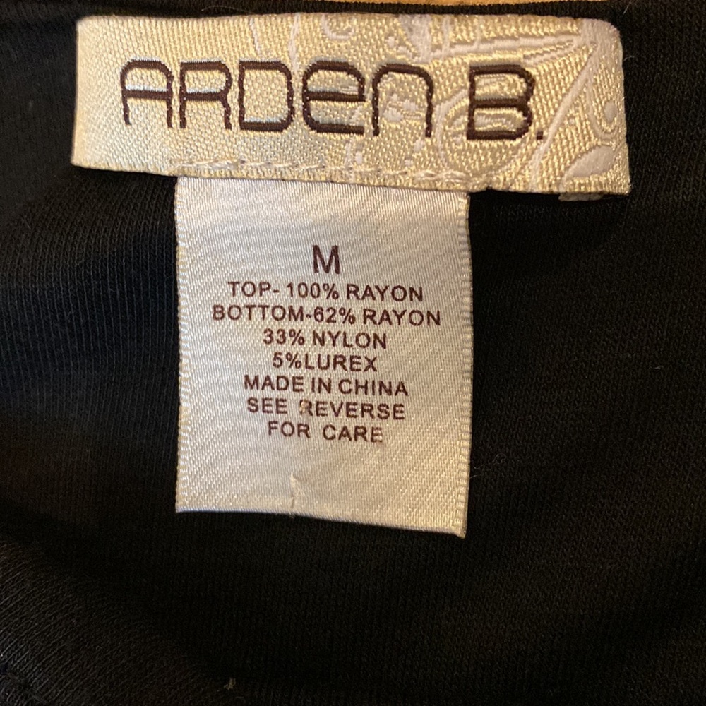 Arden B sleeveless Bodycon dress with bronze metallic decor size M - Picture 9 of 11